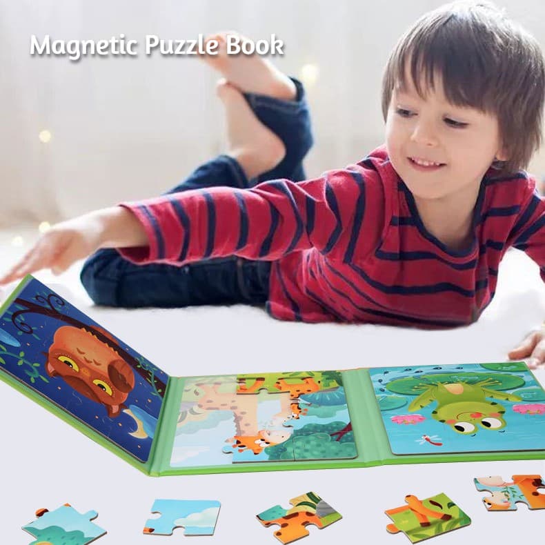 3-in-1 Magnetic Jigsaw Puzzle Book view 2