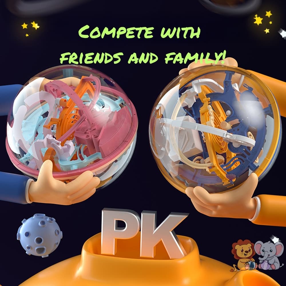 3D Gravity Maze Ball Puzzle view 2