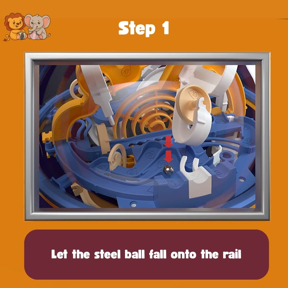 3D Gravity Maze Ball Puzzle view 4