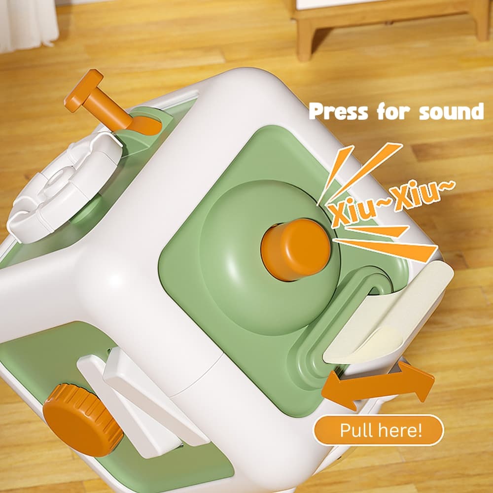 6-in-1 Montessori Baby Busy Cube view 3