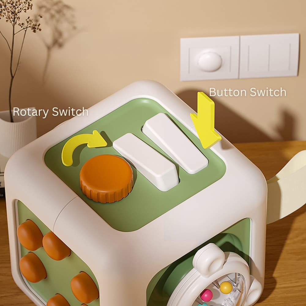 6-in-1 Montessori Baby Busy Cube view 4