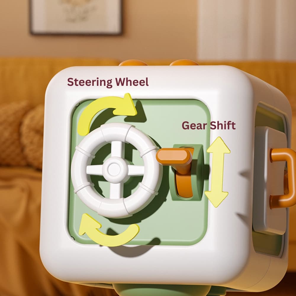 6-in-1 Montessori Baby Busy Cube view 5