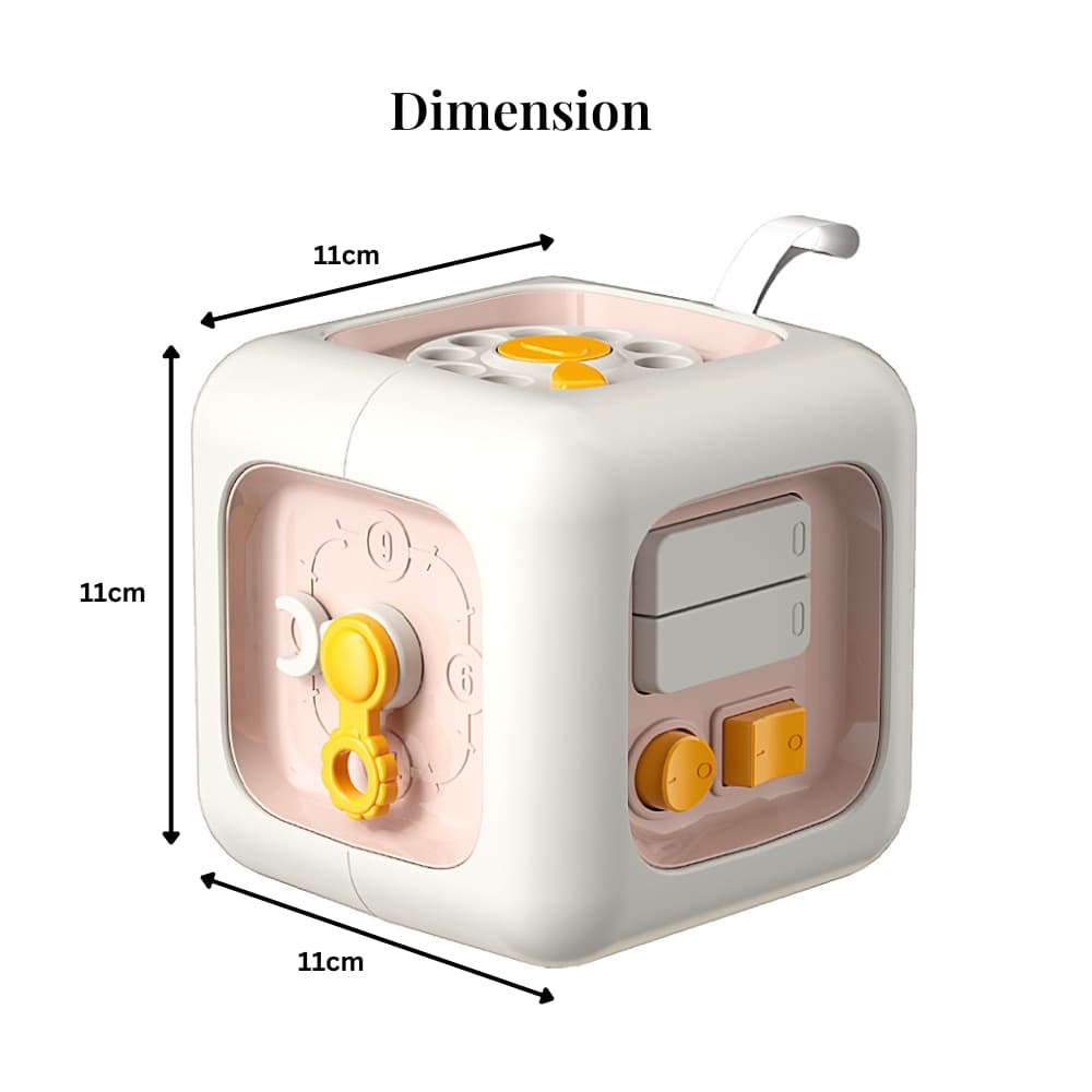 6-in-1 Montessori Baby Busy Cube view 7