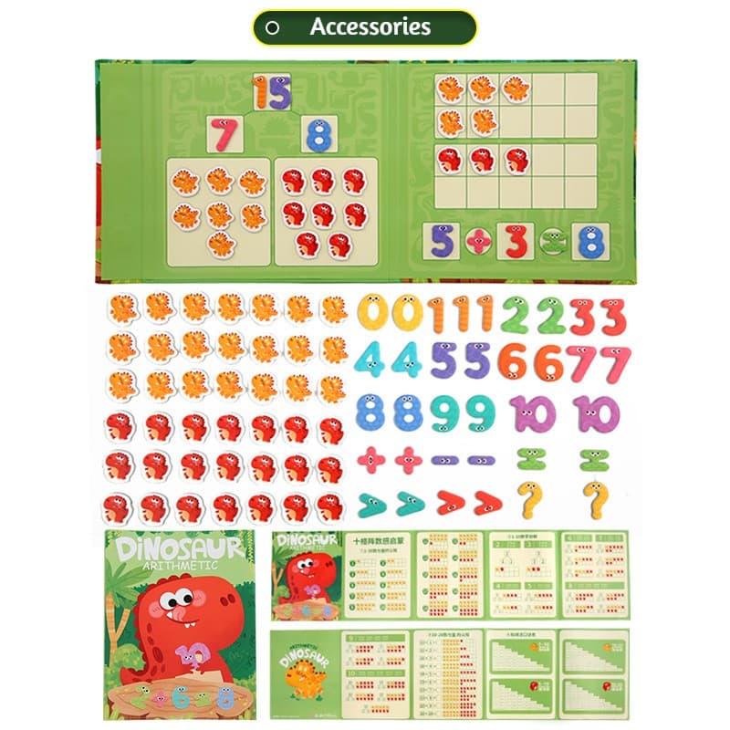 Arithmetic Book for Children — Dinosaurs Theme view 7