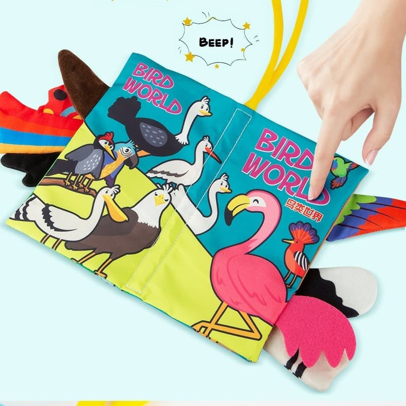 Baby Flash Card Washable Cloth Book view 5