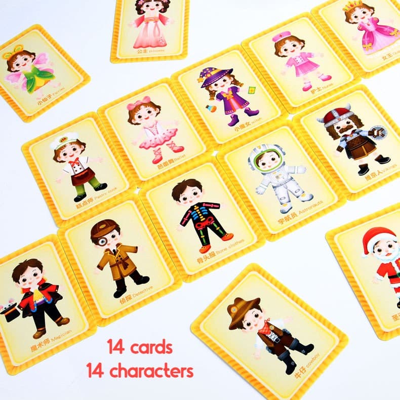 Dress-Up Wardrobe Card Set view 2