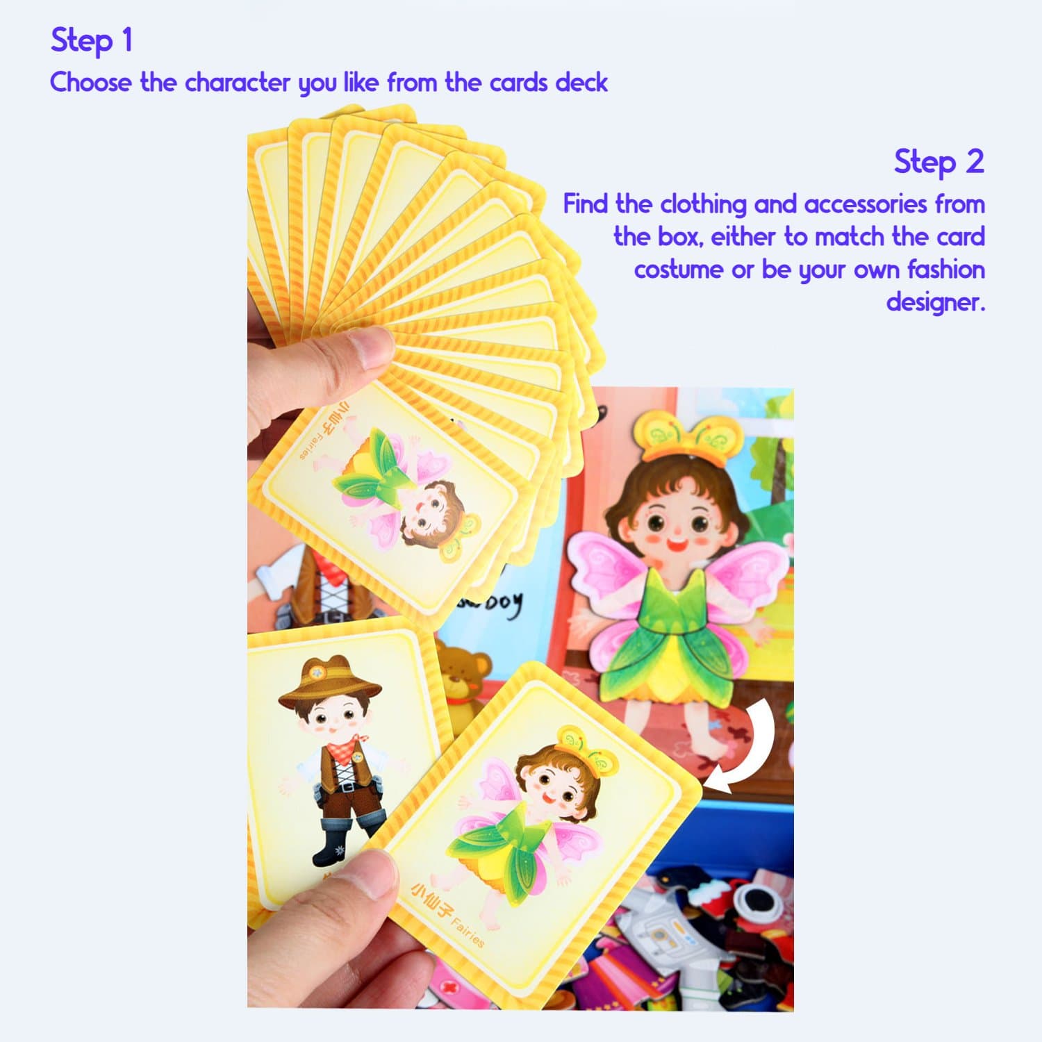 Dress-Up Wardrobe Card Set view 3