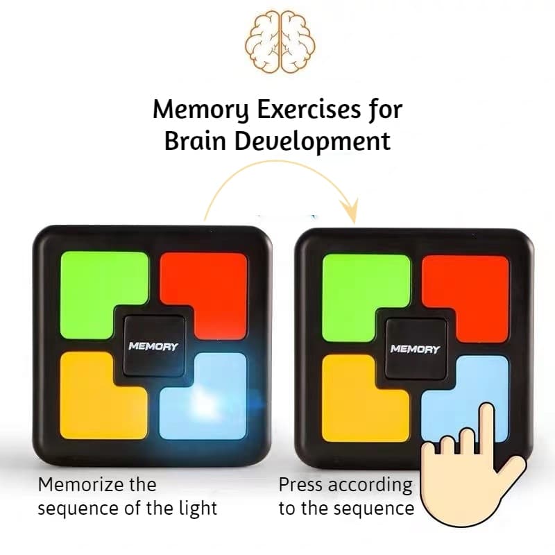 Electronic Memory Cube with Lights & Sounds view 2