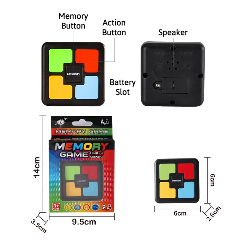 Electronic Memory Cube with Lights & Sounds view 3