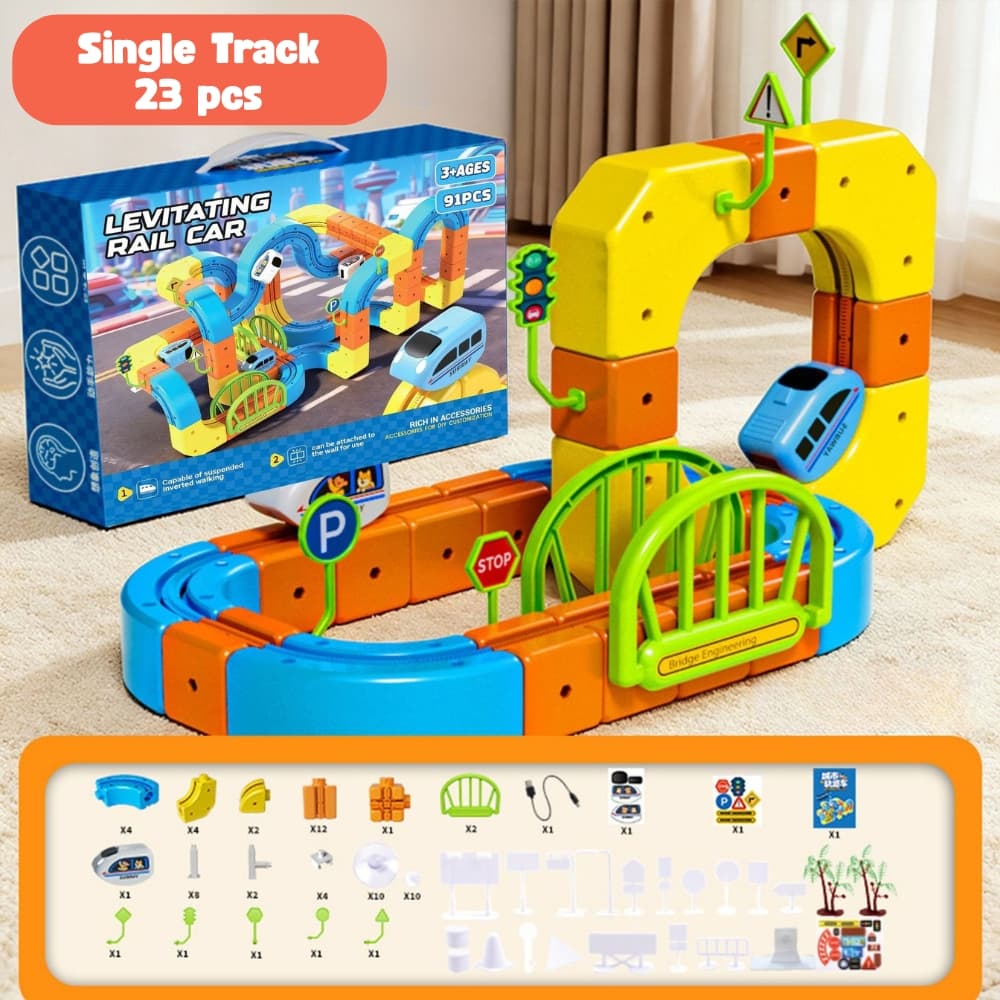 3D Anti-Gravity Track Railway view 7