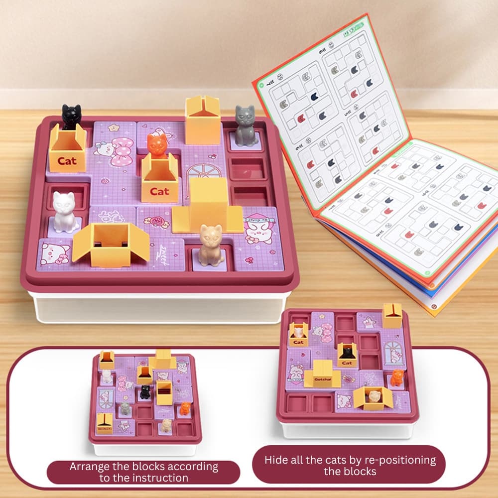 Hide And Seek Cats Puzzle view 3