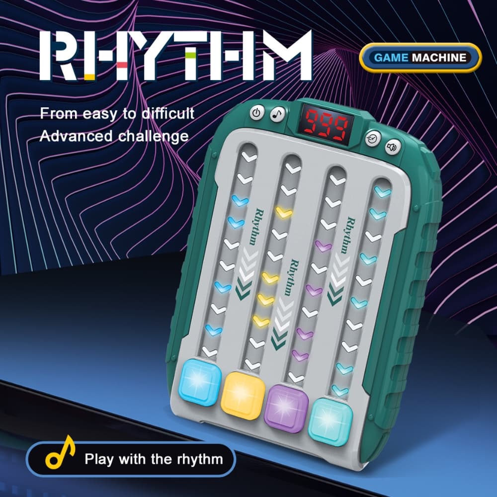 Rhythm Rush Arcade Handheld Music Game