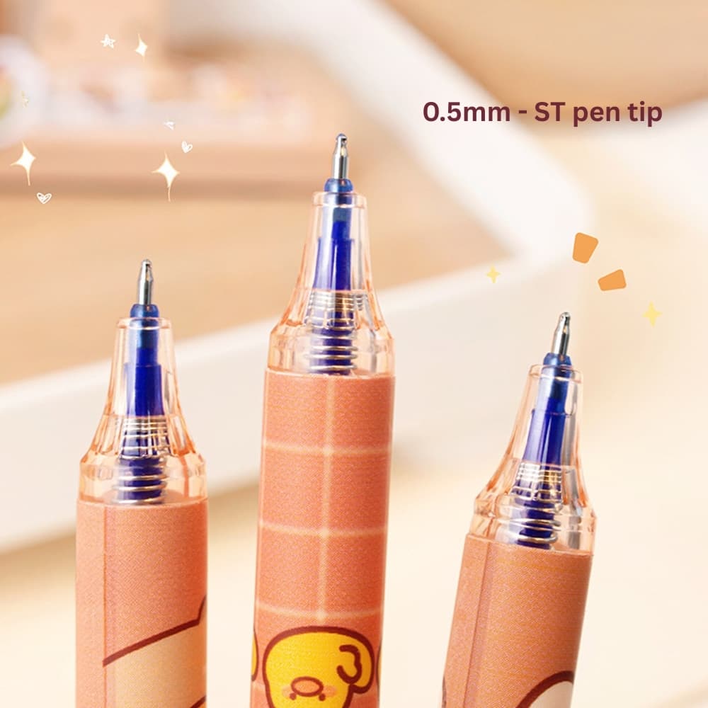 Erasable Blue Point Pen — Capybara Set of 6 view 2