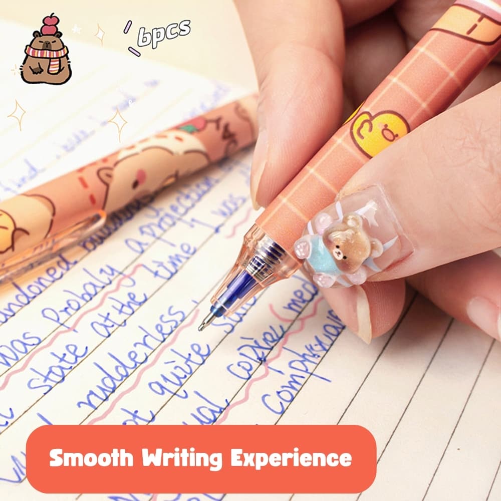 Erasable Blue Point Pen — Capybara Set of 6 view 3