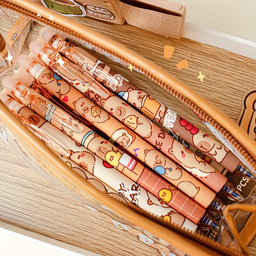 Erasable Blue Point Pen — Capybara Set of 6 view 6