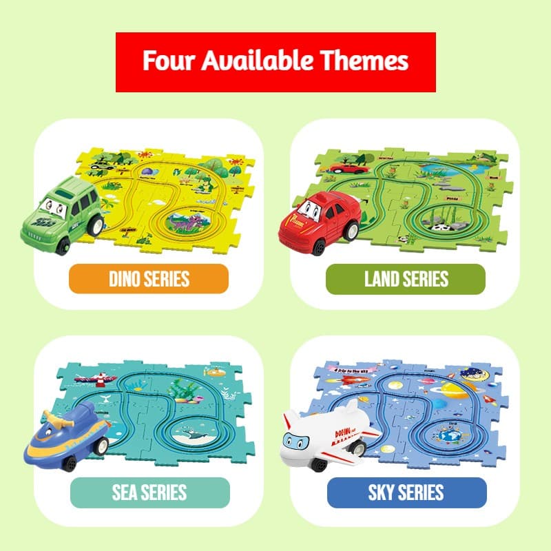 Kids DIY Railway Track Puzzle view 2