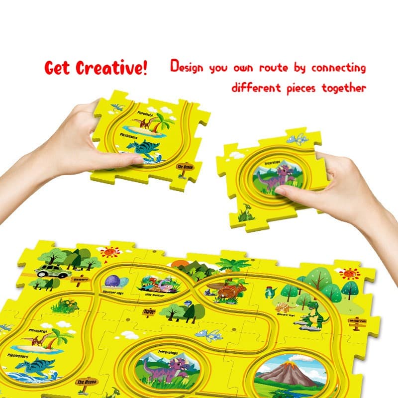 Kids DIY Railway Track Puzzle view 3