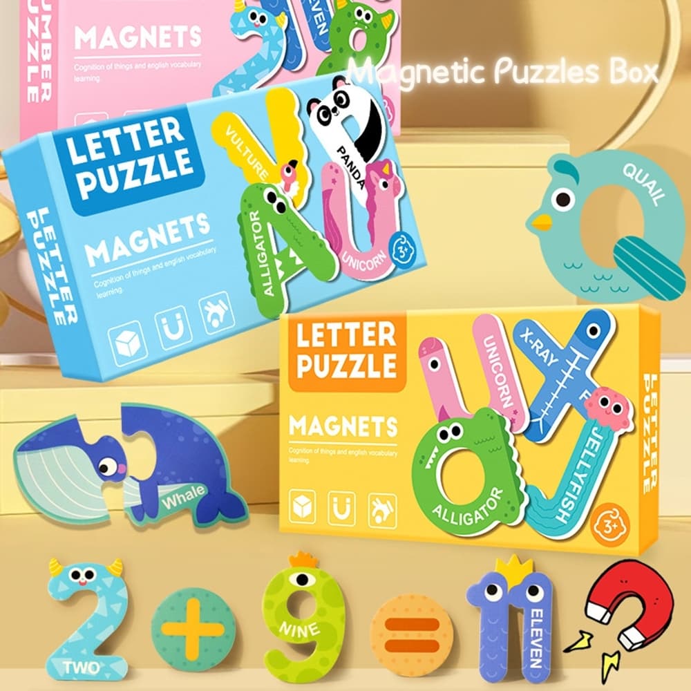 Magnetic Jigsaw Puzzle for Learning view 2