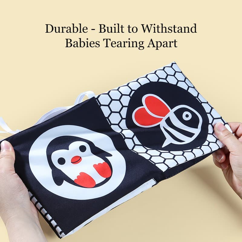 Newborn Cloth Flash Card Visual Stimulation view 4