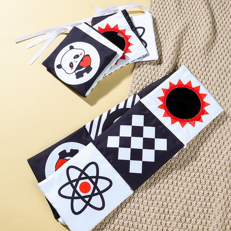Newborn Cloth Flash Card Visual Stimulation view 6