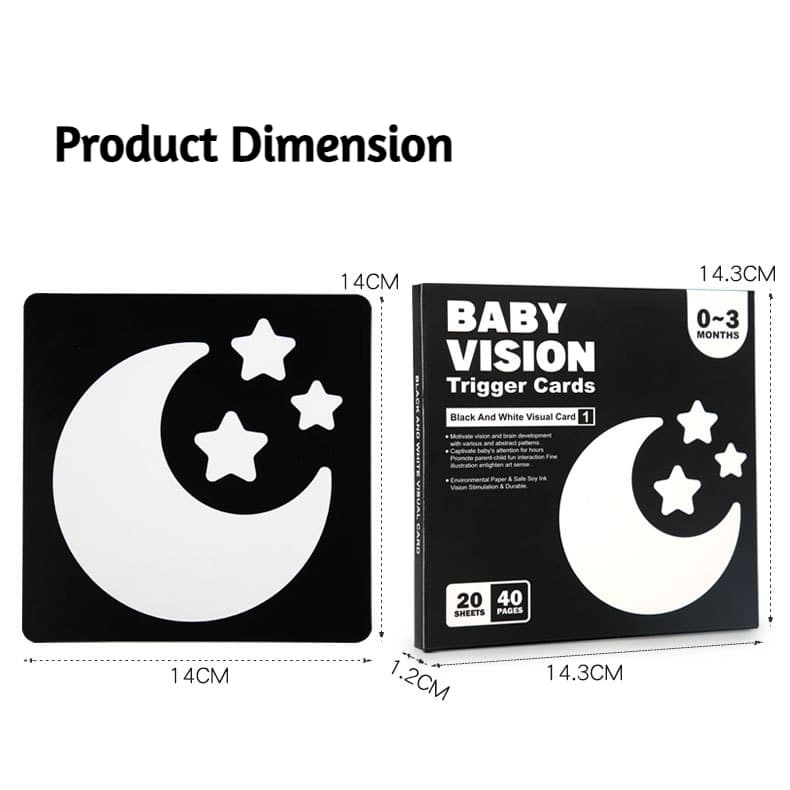 Newborn Flash Cards for Vision Stimulation view 5