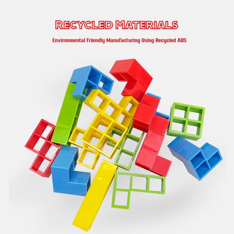 Tetra Tower Balance Stacking Blocks view 3