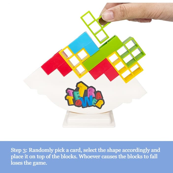 Tetra Tower Balance Stacking Blocks view 8