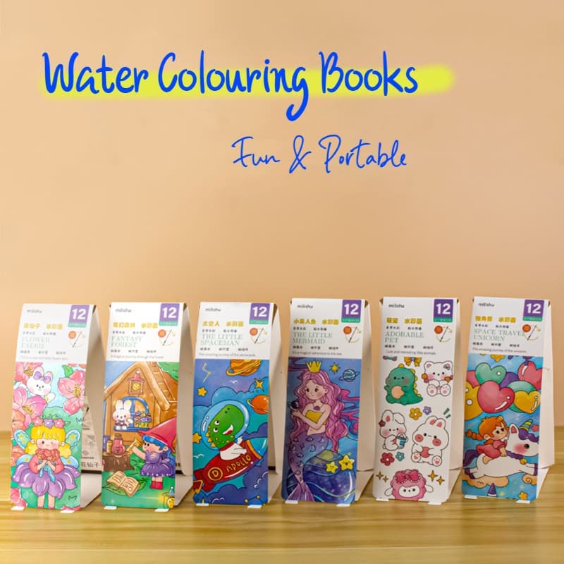 Watercolor Painting Book Set