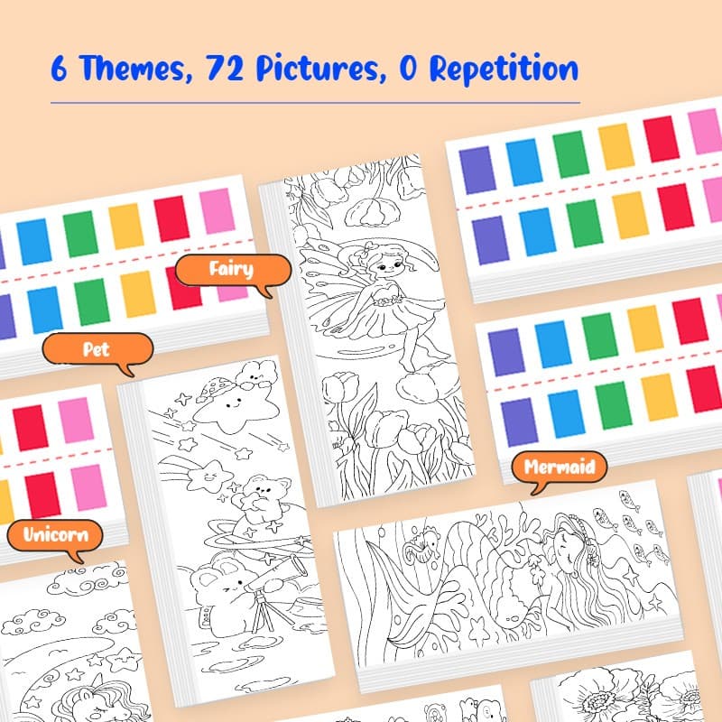 Watercolor Painting Book Set view 4